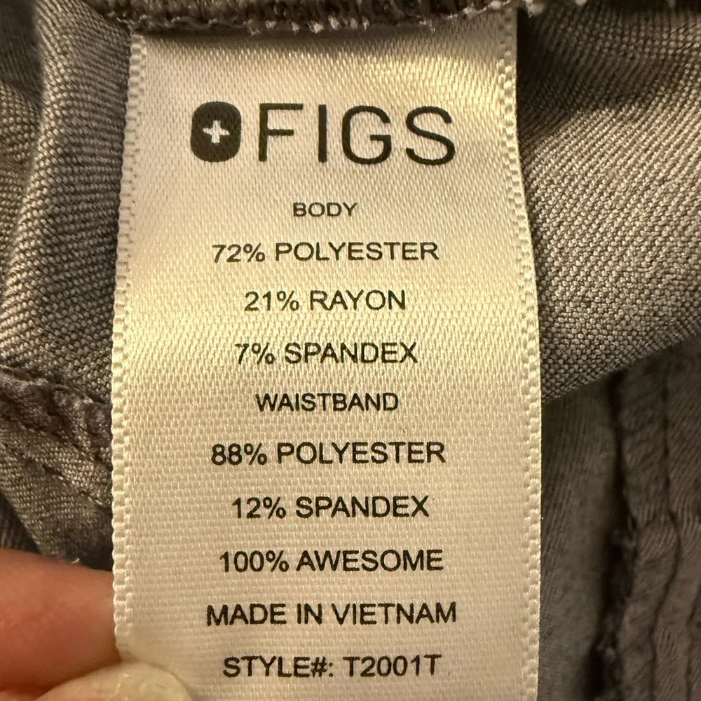 Figs Axim Cargo Scrub Pants Graphite Gray sz Medium Tall T2001T